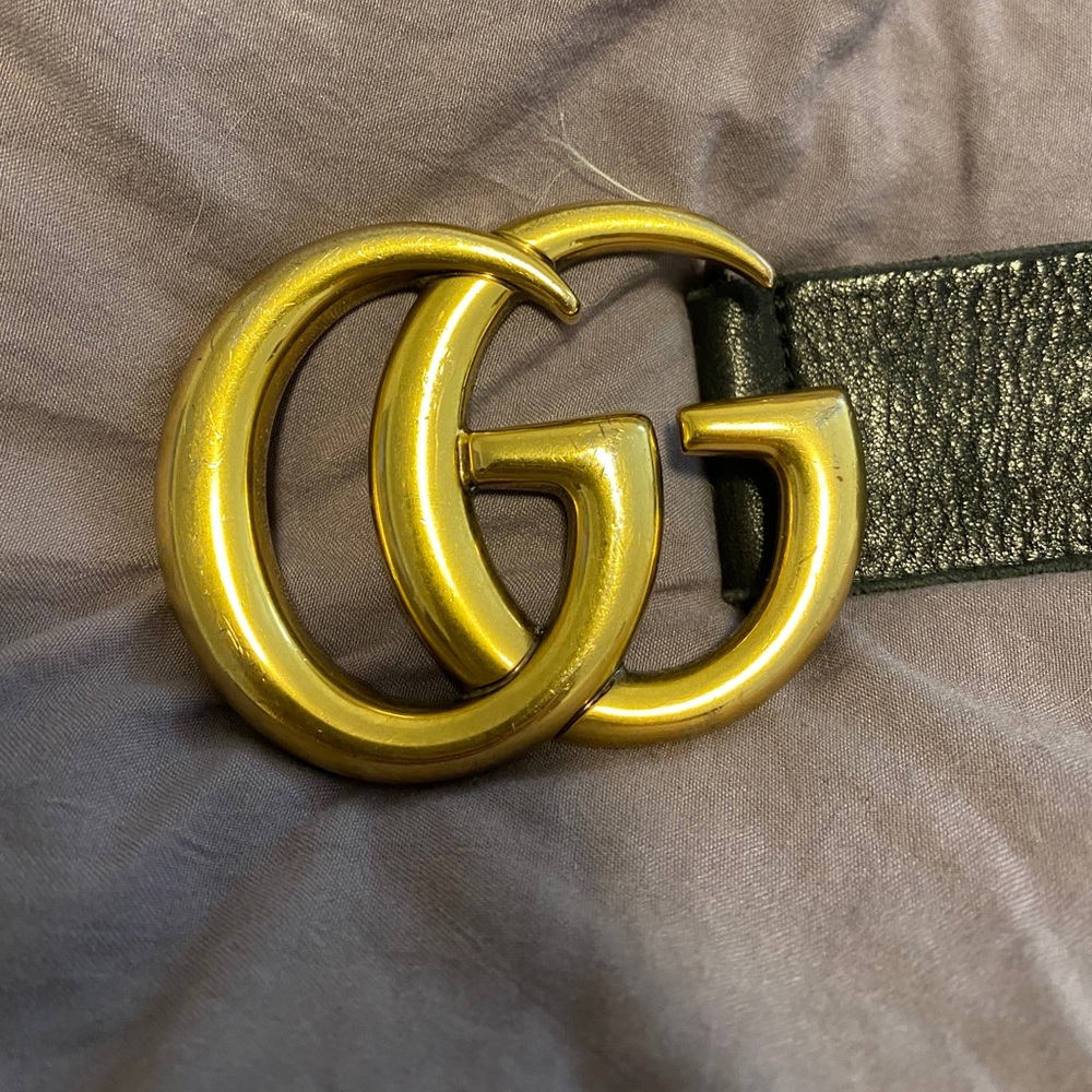 ✖️SOLD✖️Authentic Double GG gucci belt size 85